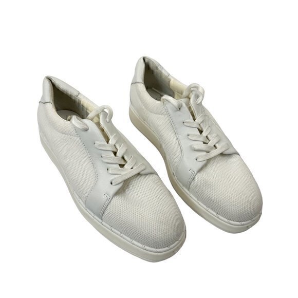 Sarto Shoes - Sarto Quinn Mesh Lace-Up Sneakers‎ Shoes White Size 8